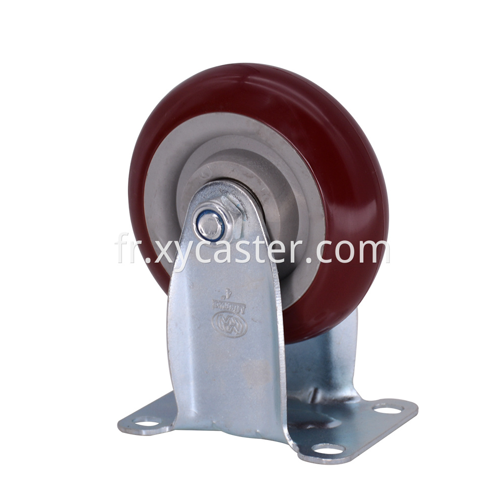 4 Inch Pvc Fixed Caster